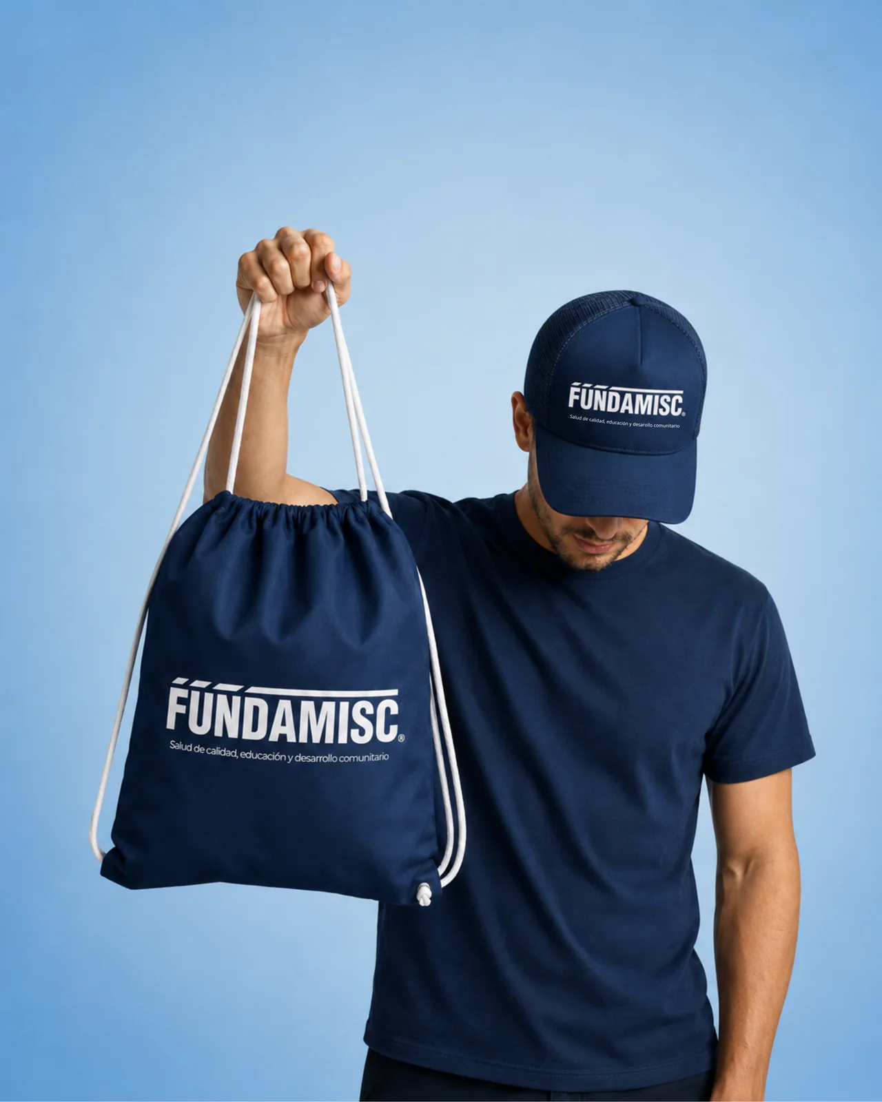 Gorra azul FUNDAMISC