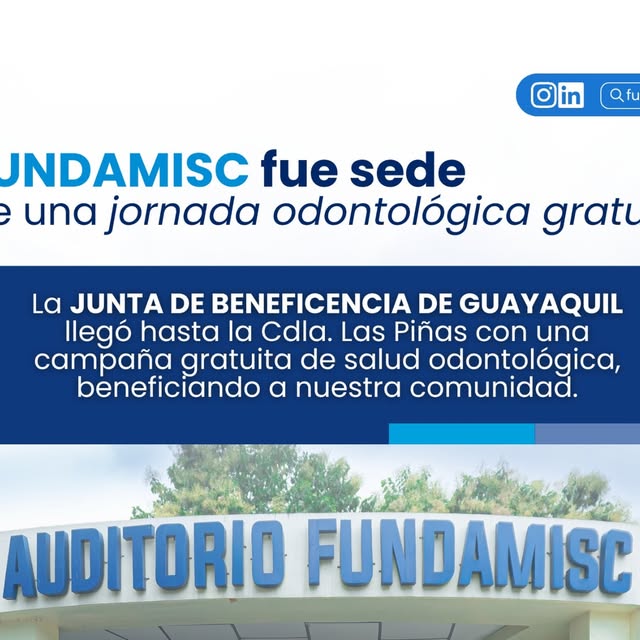 Jornada odontológica gratuita realizada en FUNDAMISC